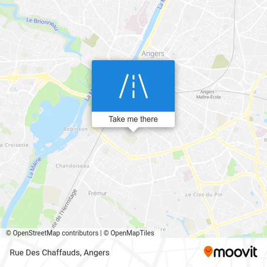 Mapa Rue Des Chaffauds