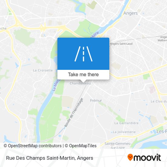 Rue Des Champs Saint-Martin map