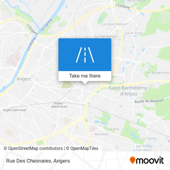 Rue Des Chesnaies map