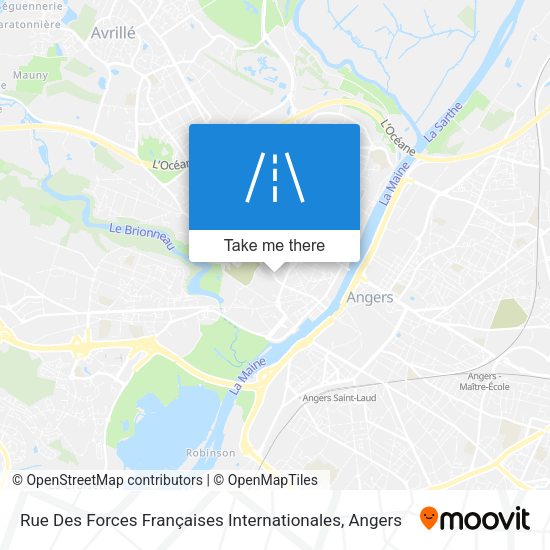 Rue Des Forces Françaises Internationales map