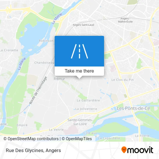 Rue Des Glycines map