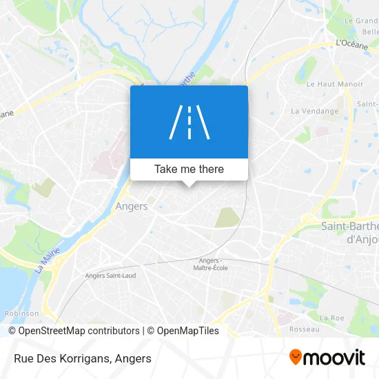 Rue Des Korrigans map