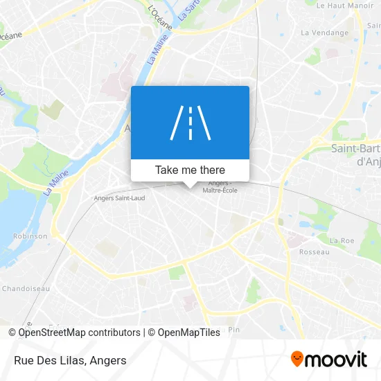 Rue Des Lilas map