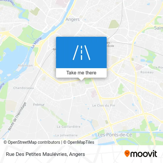 Rue Des Petites Maulévries map