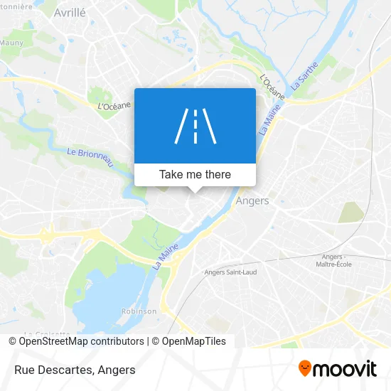 Rue Descartes map