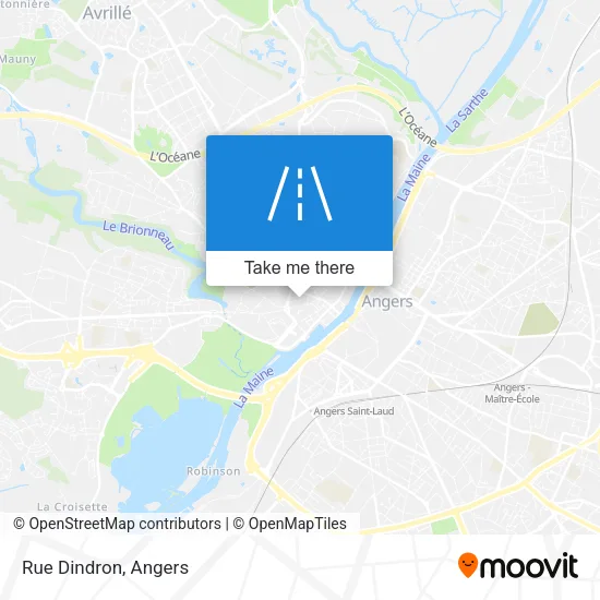 Rue Dindron map