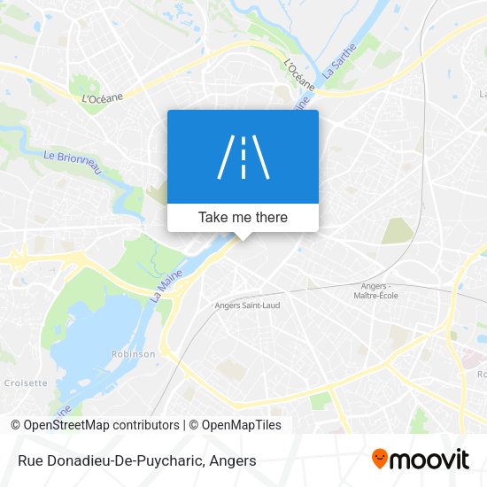 Rue Donadieu-De-Puycharic map