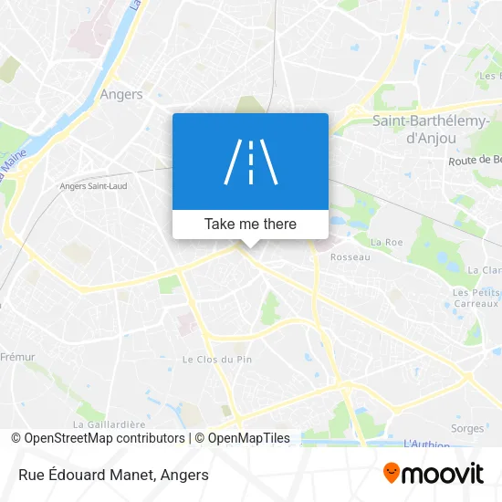 Rue Édouard Manet map