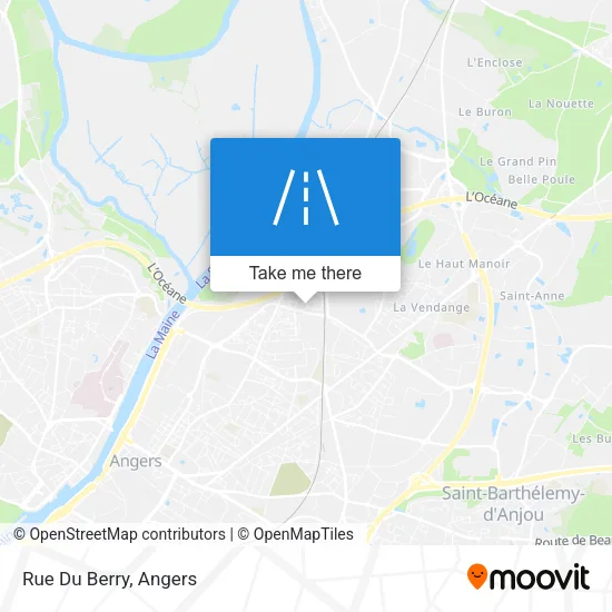 Rue Du Berry map