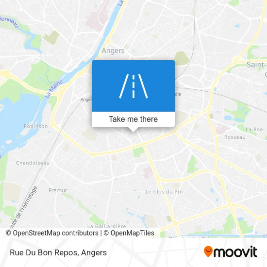 Rue Du Bon Repos map
