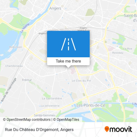 Rue Du Château D'Orgemont map