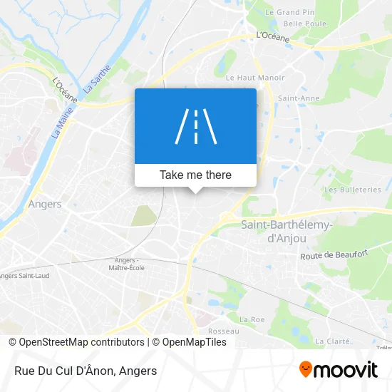 Rue Du Cul D'Ânon map