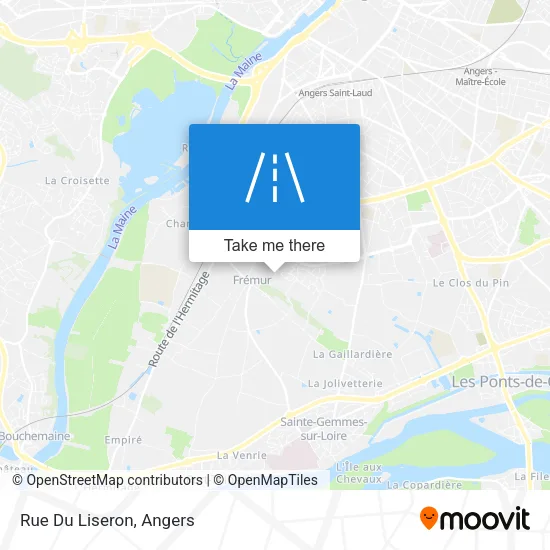 Rue Du Liseron map