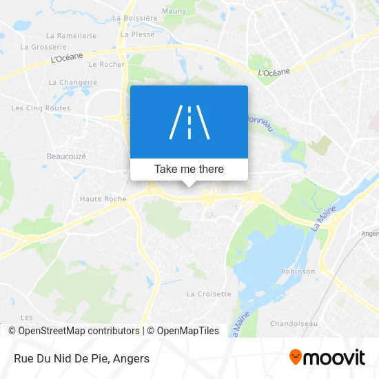 Rue Du Nid De Pie map