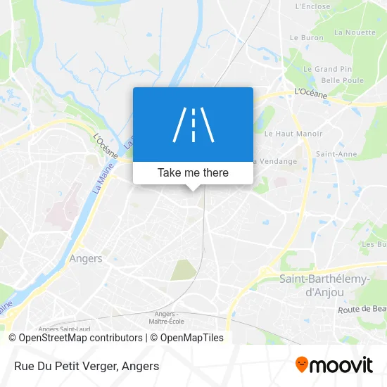 Rue Du Petit Verger map