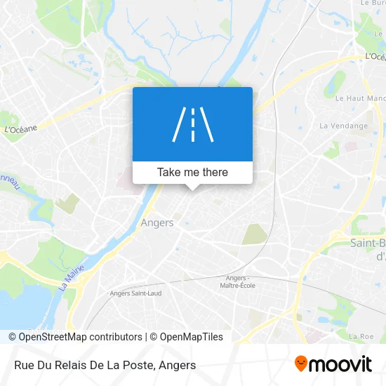 Rue Du Relais De La Poste map