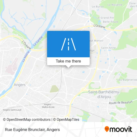 Rue Eugène Brunclair map