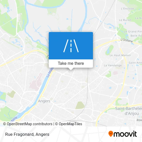 Rue Fragonard map