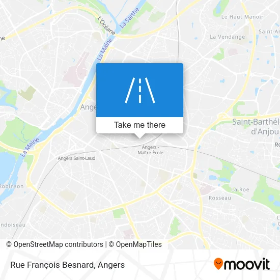 Rue François Besnard map
