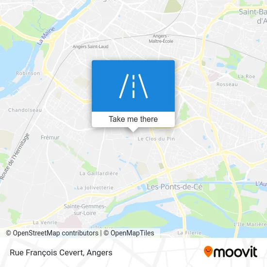 Rue François Cevert map