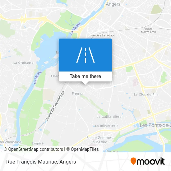 Rue François Mauriac map