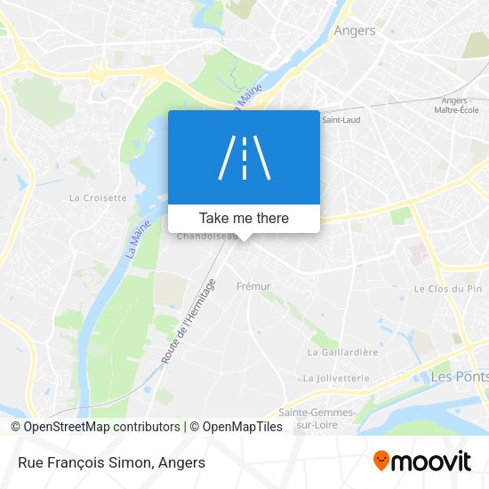 Rue François Simon map