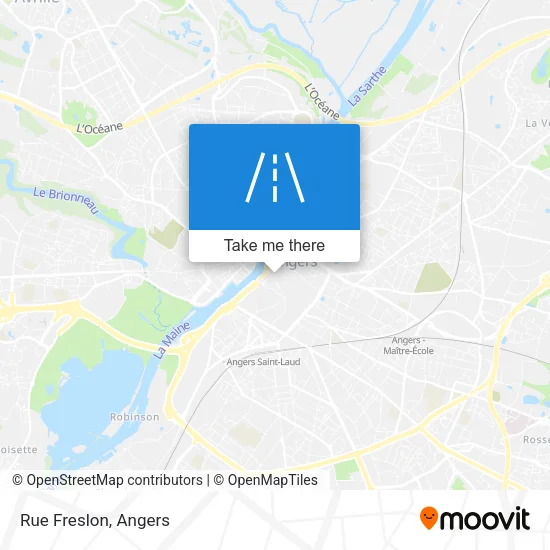 Rue Freslon map