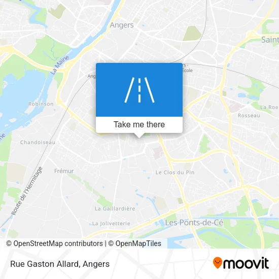 Rue Gaston Allard map