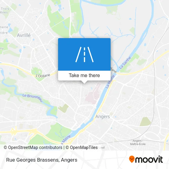 Rue Georges Brassens map