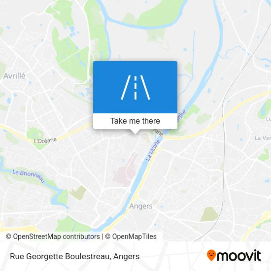 Rue Georgette Boulestreau map
