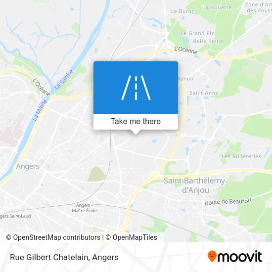 Rue Gilbert Chatelain map