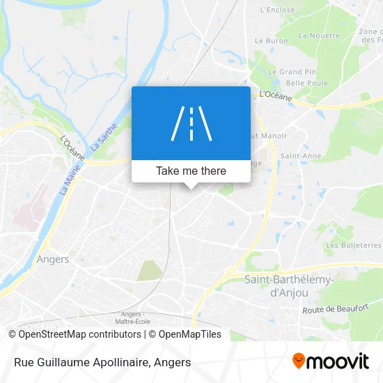 Rue Guillaume Apollinaire map