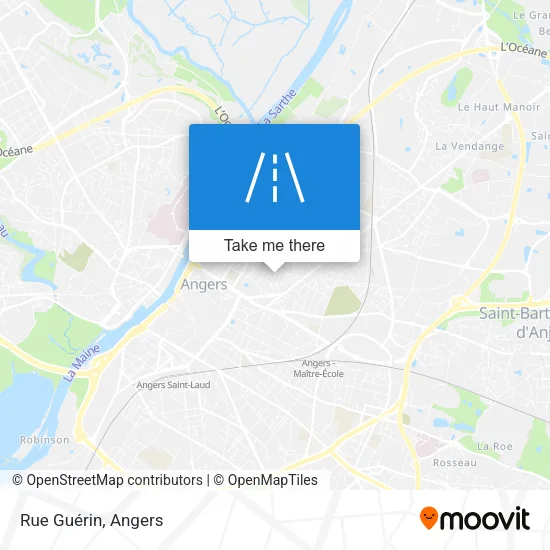 Rue Guérin map