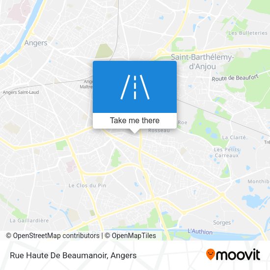 Rue Haute De Beaumanoir map