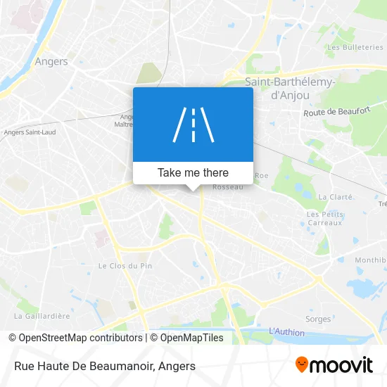 Rue Haute De Beaumanoir map