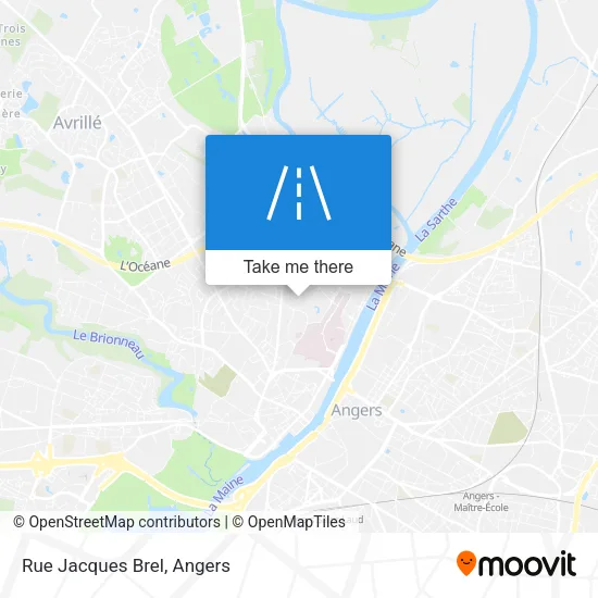 Rue Jacques Brel map