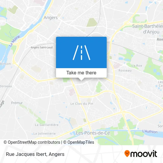 Mapa Rue Jacques Ibert