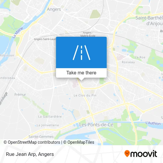 Rue Jean Arp map