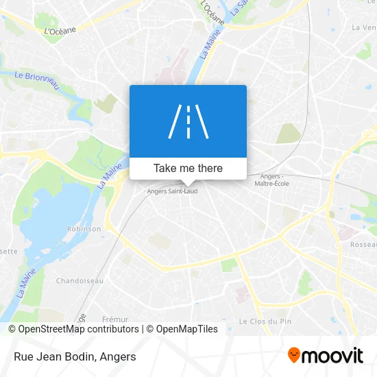 Rue Jean Bodin map