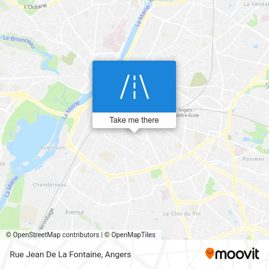 Rue Jean De La Fontaine map