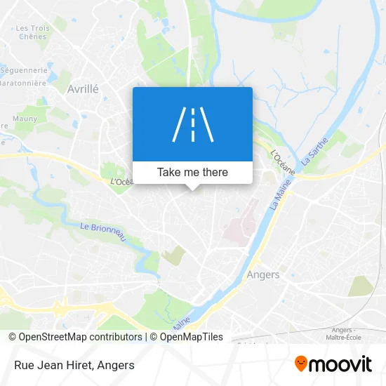 Rue Jean Hiret map