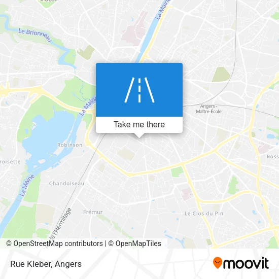 Rue Kleber map