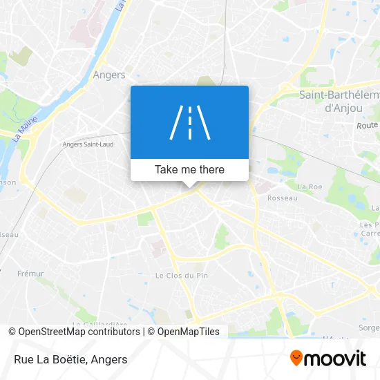 Rue La Boëtie map