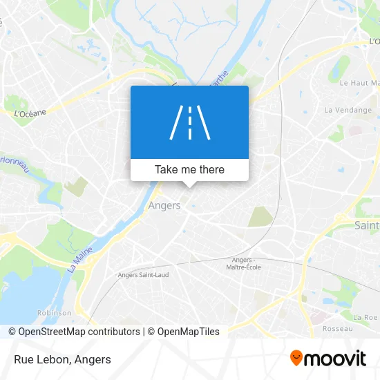 Rue Lebon map