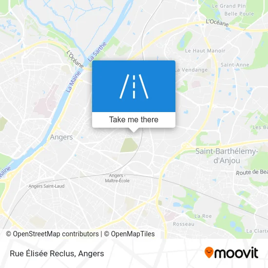 Rue Élisée Reclus map