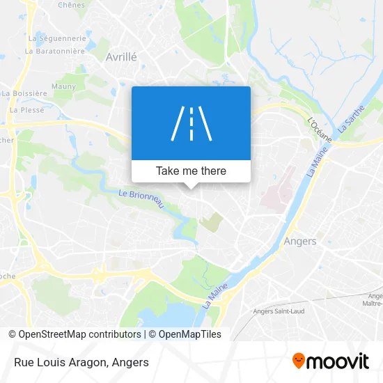 Rue Louis Aragon map