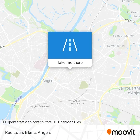 Rue Louis Blanc map