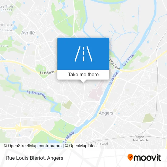 Rue Louis Blériot map