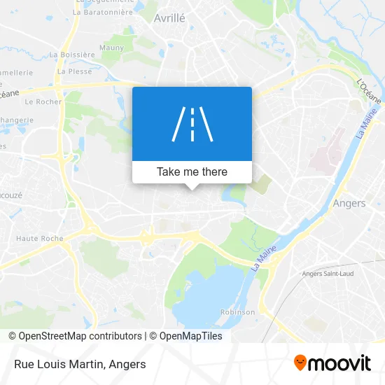 Mapa Rue Louis Martin