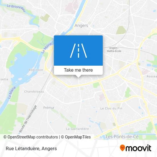 Rue Létanduère map